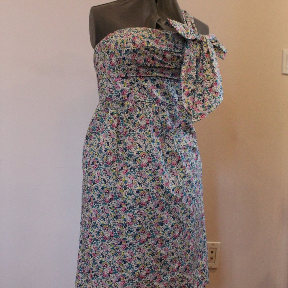 J.Crew Multicolor floral asymmetrical dress